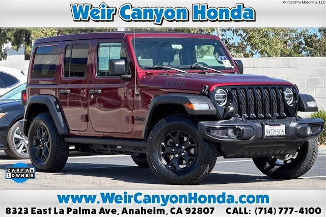 2021 Jeep Wrangler Unlimited Willys